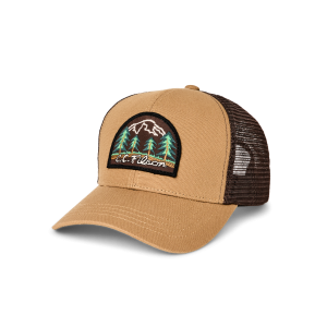 Logger Mesh Cap - Wheat / Wood