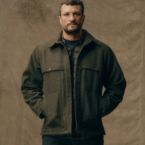 Mackinaw Wool Cape Coat - Forest Green