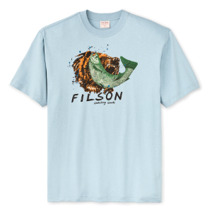 Frontier Graphic T-shirt - Dust Blue / Dinner