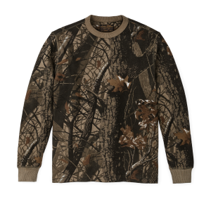 Waffle Knit Thermal Crewneck - Realtree Hardwoods Camo