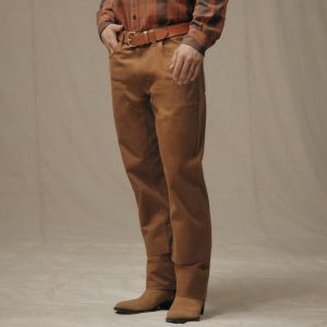 Dry Tin Double Front Pants - Whiskey