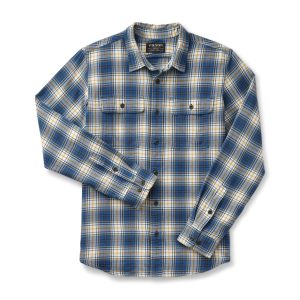 Scout Shirt - Blue/gold/white Plaid