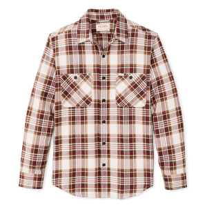 The Rangeland Flannel Shirt - Red / Brown Plaid